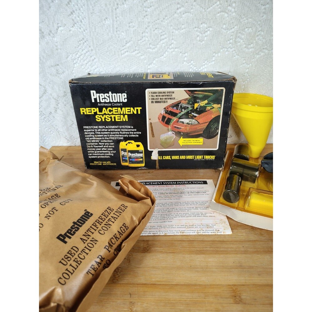 PRESTONE ANTI-FREEZE/COOLANT REPLACEMENT SYSTEM FASTFLUSH NO MESS
